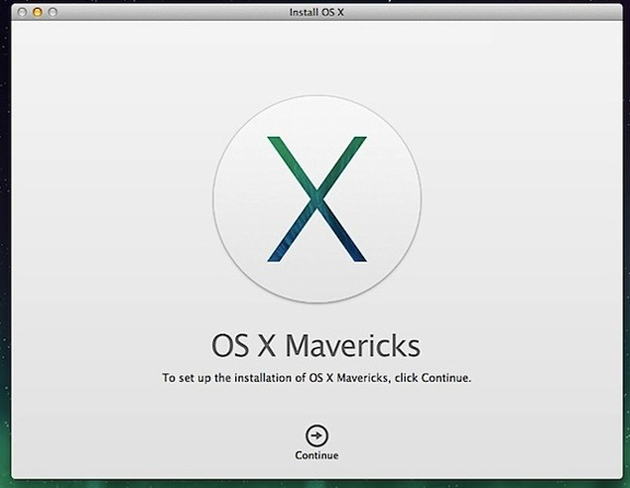Чекор 8 : Наведете го уредот и стартувајте ја инсталацијата на OS X Mavericks