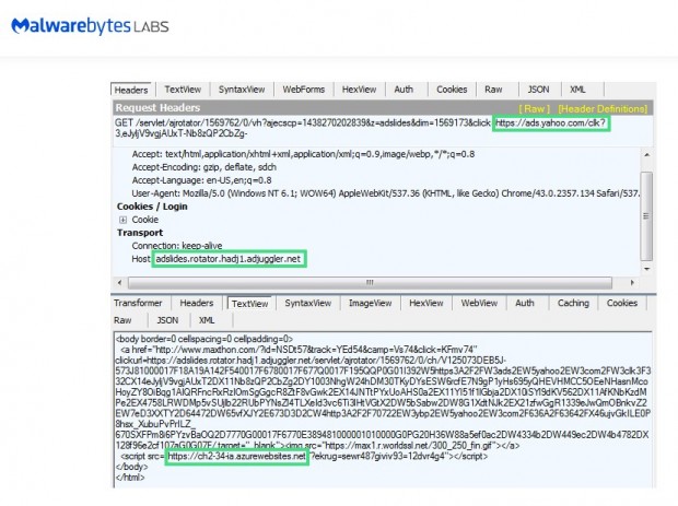 Переходячи по такій рекламі, користувач піддається атаці і отримує шкідливу програму