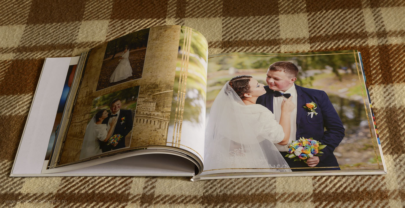 Експериментуйте з форматами фотографій, при складанні весільного альбому