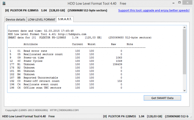 Відомості про диск, корисні для форматування   Інформація про HDD диску в Low Level Format
