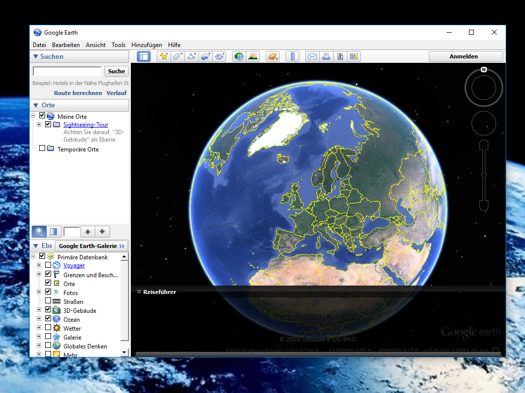 Безкоштовна версія Google Earth, за допомогою якої ви досліджуєте весь світ з повітря та з землі