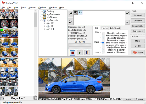 Існують програми як для пошуку дублікатів всі формати файлів, так і для пошуку дублікатів файлів якогось формату - наприклад, зображень