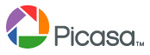 Логотип програми Picasa,   здійснює безпосередню роботу   з фотохостингом компанії Google