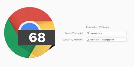 Команда розробників браузера Google Chrome   повідомила   , Що починаючи з версії Chrome 68, реліз якої запланований на липень цього року, всі сайти, які використовують протокол з'єднання HTTP, будуть позначатися додатковим індикатором в адресному рядку, який попереджає про встановлення небезпечного з'єднання