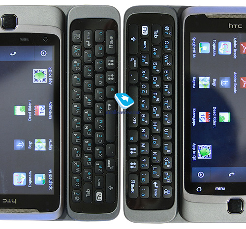 Словом, клавіатура в HTC Desire Z далеко не фонтан, і до неї доведеться звикати