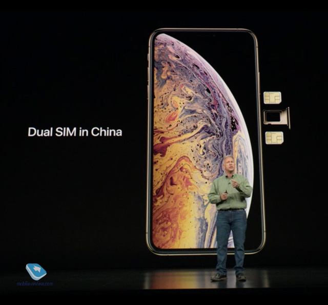 Однак для Китаю компанія зробила виняток і представила особливу версію, куди можна вставити саме 2 nano-SIM