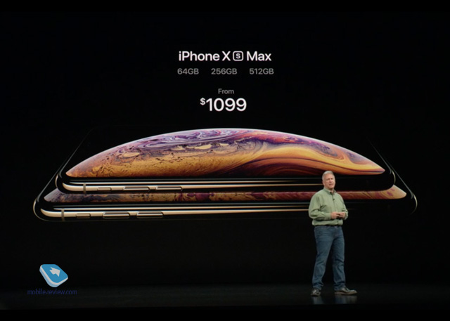 А iPhone Xs Max коштуватимуть від 1 099 доларів: