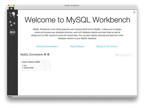 Для тестування коректності установки MySQL запустимо MySQL Workbench і спробуємо встановити з'єднання